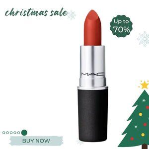 MAC Powder Kiss Lipstick 916 Devoted To Chili 0.1 oz